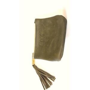 SSEKO Coinpurse / Green Leather with Tassle Zip / Made in Uganda / Precious